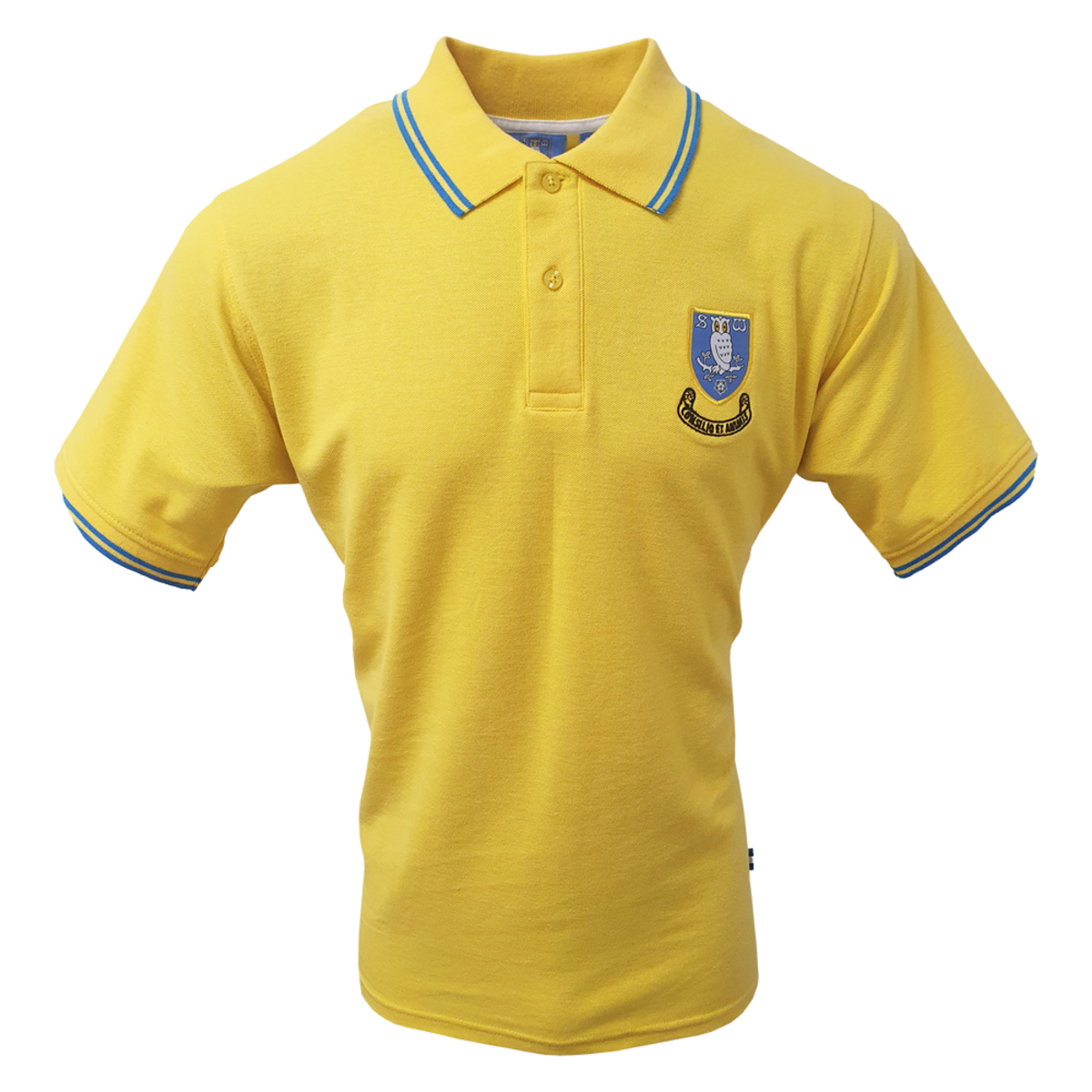 Mens Essential Twin Tipped Polo - Yellow - Sheffield Wednesday Superstore